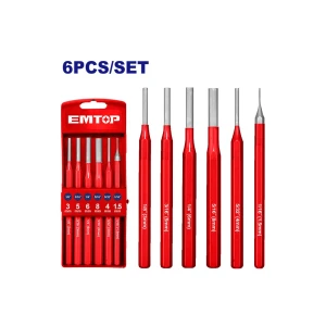 Set de burghii, cu cap rotund, 6 buc, emtop