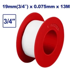 Banda din teflon p/u etansare 3/4'' x 0,075mm x 13 m, emtop