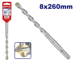 Burghiu 8 x 260 mm,sds plus, emtop