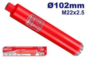 Burghiu de diamant 102 mm emtop