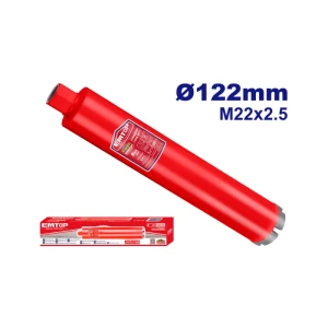 Burghiu de diamant 122 mm emtop