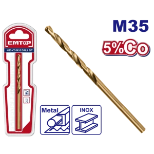 Burghiu pentru metal hss-co, m35, 8 mm  emtop