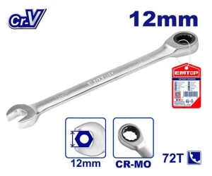 Cheie combinata cr-v, 12  mm, 172 mm, emtop