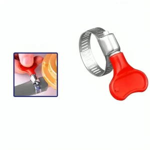 Colier metalic fluture reglabil 13-19  mm, 8 mm, emtop Thumbnail 1