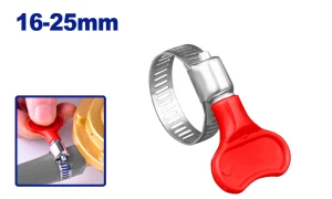 Colier metalic fluture reglabil 16-25 mm, 8 mm, emtop