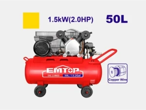 Compresor 50l, 1500 w,2.0 hp, emtop