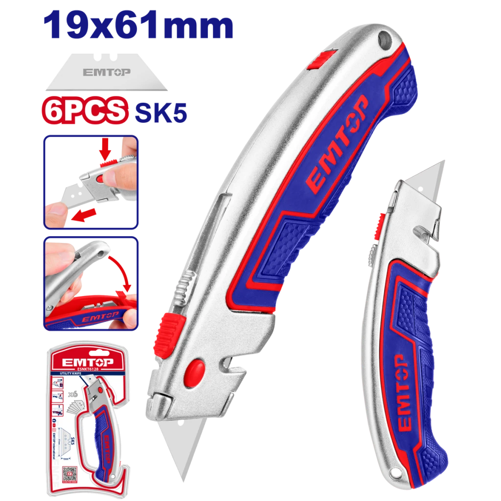 Складной нож 19*61 мм emtop 2