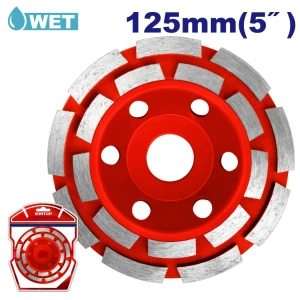 Disc diamantat pentru slefuit 125 mm, slefuire umeda, emtop