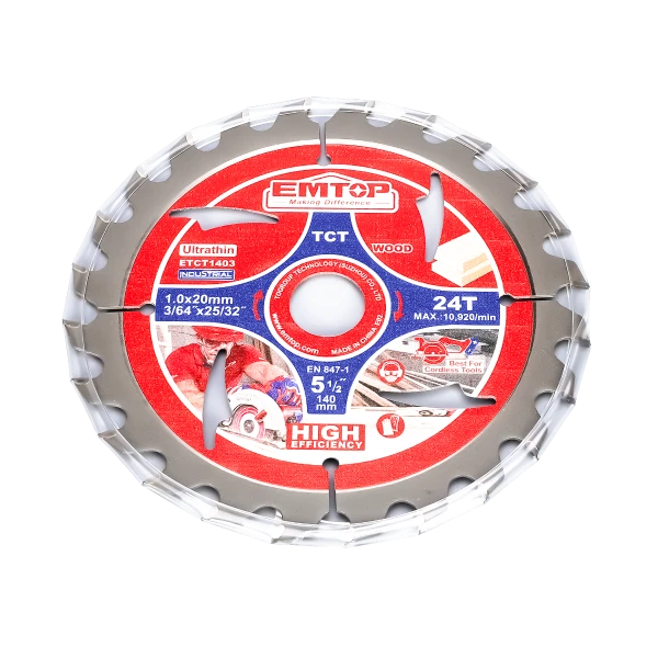 Disc pentru fierastrau tct ultra-subtire 1.0 mm, 185 mm, 2 buc, emtop 2