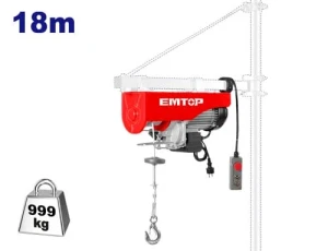 Electropalan 18 m, 1600w , max 999 kg, emtop