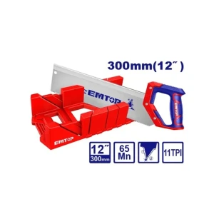 Fierastrau cu cutie de taiere in unghi, 300 mm, emtop