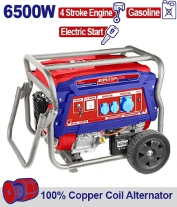 Generator pe benzina 6500 w, emtop