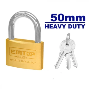 Lacat de alama rezistent 50 mm emtop