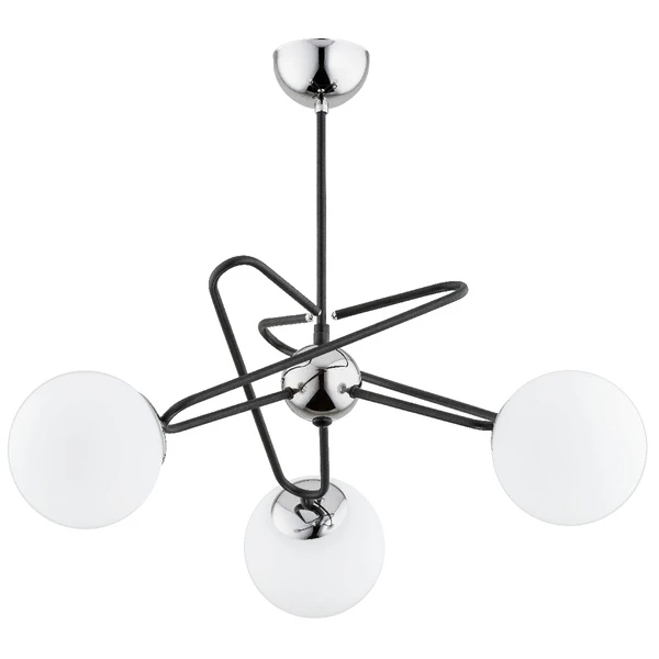 Lustra sagito chrom, alba, 3xe14, alfa 2