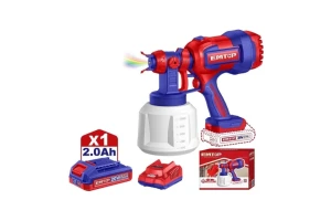 Pistol de pulverizare pe acumulator 350 ml/minl, 120 din-s, emtop