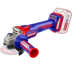 Polizor unghiular 1000w, 115 mm, pe acumulator 2x4a  emtop