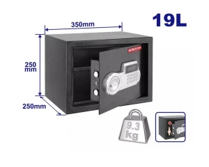 Safeu electronic 250x350x250mm ,19 l, 9,3 kg,  emtop Thumbnail 1