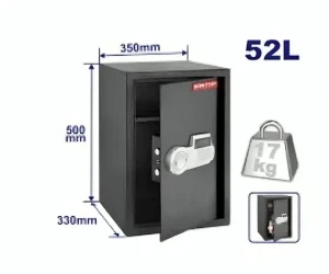 Safeu electronic 500x350x330mm, 52 l, 17 kg,  emtop Thumbnail 2