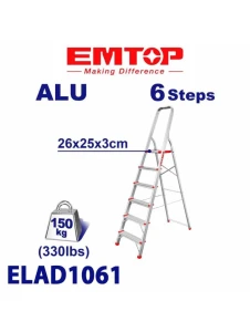 Scara din aluminiu 6 trepte, emtop