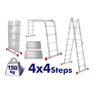 Scara din aluminiu universala 4*4  trepte emtop