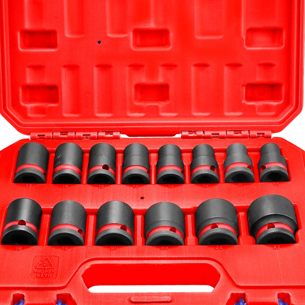 Набор головок торцевых 1/2", 14 шт, emtop 5