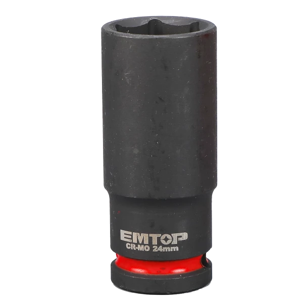 Set chei tubulare de impact 1/2', 78 mm, 10 buc, emtop 5