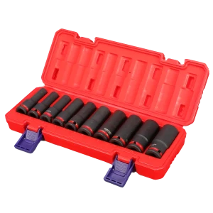Set chei tubulare de impact 1/2', 78 mm, 10 buc, emtop Thumbnail 2