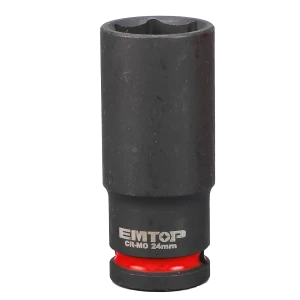 Set chei tubulare de impact 1/2', 78 mm, 10 buc, emtop Thumbnail 5