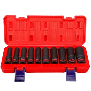 Set chei tubulare de impact 1/2', 78 mm, 10 buc, emtop Thumbnail 3