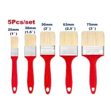 Set de 5 pensule pentru vopsea emtop