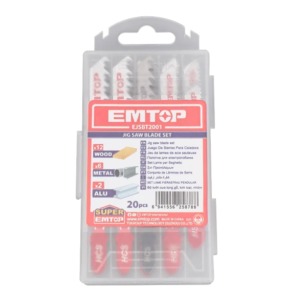 Set de lame pentru fierastrau, 20 buc, emtop 4