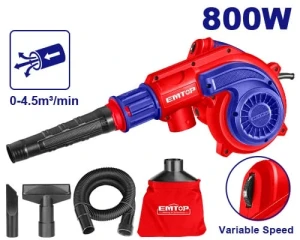 Suflanta electrica 800w 220v 0-4.5m3/min emtop