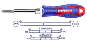 Surubelnita 6 in 1, emtop