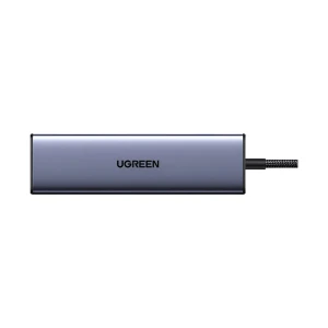 Ugreen hub 5в1 type-c на dp 1. 4k@60hz + 3*usb 3.0 + usb type-c + pd 100w | cm511, серый Thumbnail 2