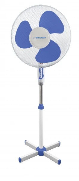 Cooling fan esperanza hurricane ehf001wb white/blue, 40cm, 50w, speed levels 3, cable length: 1,5m 3