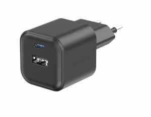 Încărcător rețea swissten gan 1x usb-c 35w pd + 1x usb-a 27w qc black Thumbnail 2