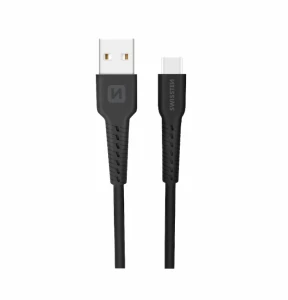 Data cablu swissten usb / usb-c 1,0m black Thumbnail 2
