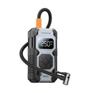 Yesido air pump multifunction 22 cylinders, 2 mins from 2.0 to 2.5 bar vc12, black  Thumbnail 1