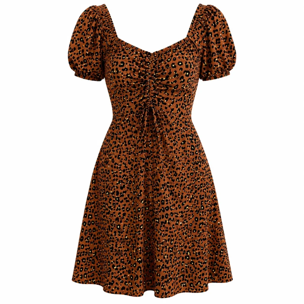 Rochie dame ex-2, leopard, mărimea 14 3