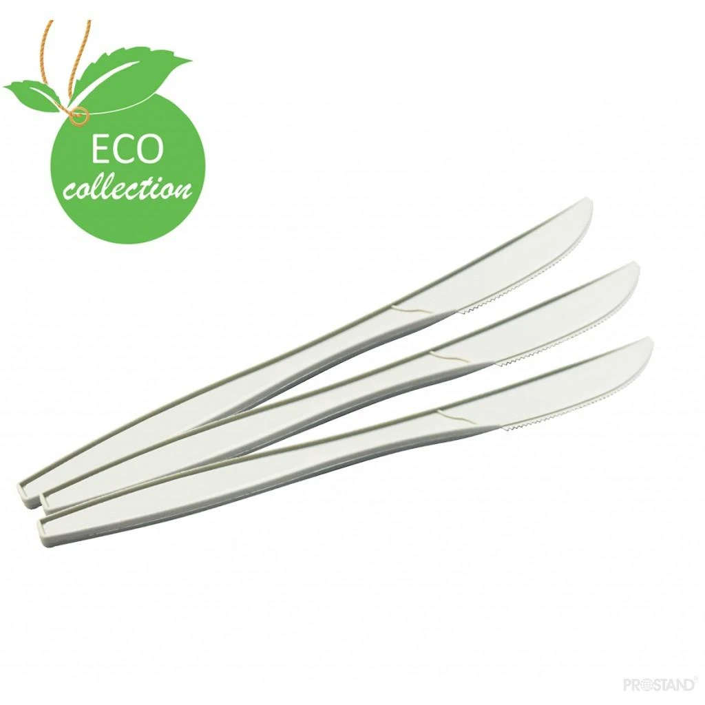 Нож биоразлагаемый из кукурузного крахмала bio-cc066-c  100 шт 2