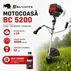Motocoasă bisonte bc 5200 + ulei lumag, vor82086 Thumbnail 1