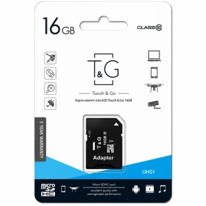 T&g micro sdhc card uhs1 16gb incl adaptor