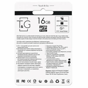 T&g micro sdhc card uhs1 16gb incl adaptor Thumbnail 2
