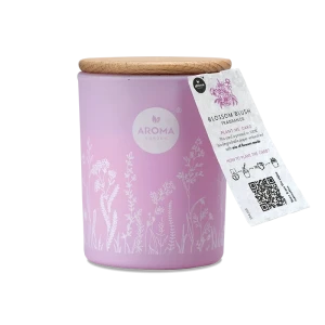 Aroma home lumanare cu seminte si aroma de roza 150g