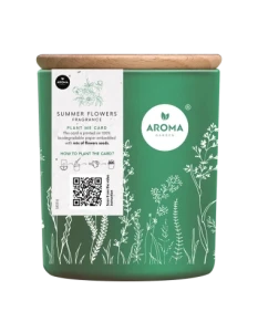 Aroma lumanare cu seminte si aroma de flori de vara 150g