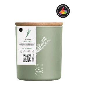 Aroma lumanare cu semințe și aroma de cimbru 150g