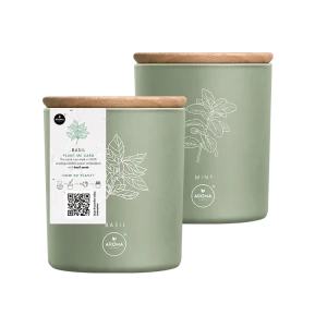 Aroma home lumanare cu seminte si aroma de bazilic 150g