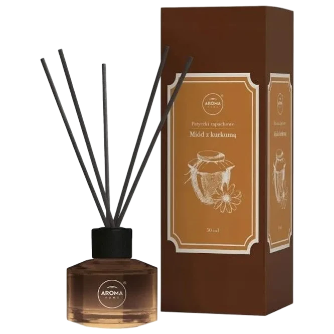 Aroma home aromatizator sticks , miere si turmenic,100ml 2