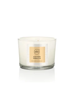 Aroma home elegance lumanare, bumbac vanilie, 115g.