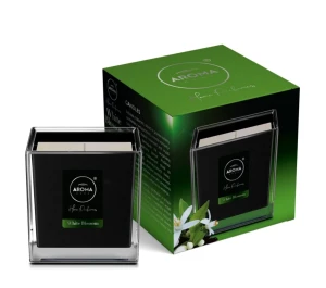 Aroma home luminare black , sakura alba,155gr